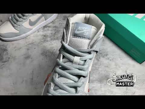 NIKE SB DUNK HIGH PRO WHITE/BLUE/LIGHT GREY BQ6826-101