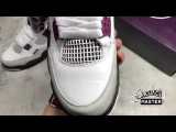 NIKE PARIS SAINT-GERMAIN X AIR JORDAN 4 RETRO WHITE/NEUTRAL GREY/BLACK/BORDEAUX CZ5624-100