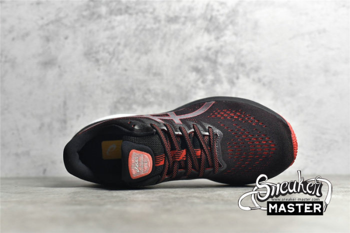 ASICS GEL KAYANO 28 BLACK/ELECTRIC RED/WHITE 1011B189-002