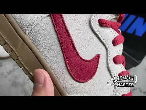 NIKE DUNK HIGH PRO SB BIRCH/HYPER RED 305050-206
