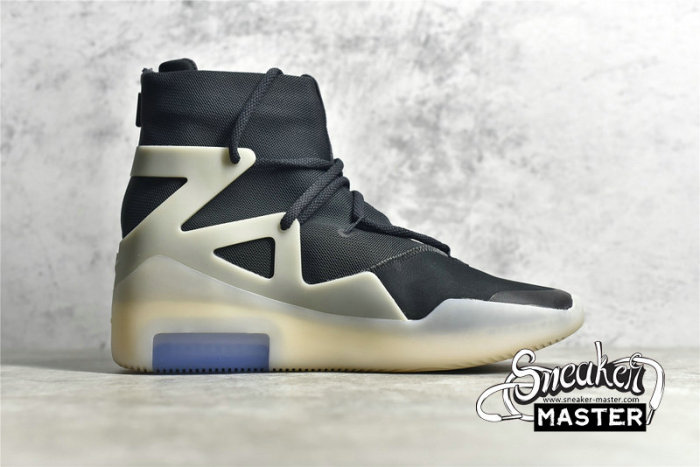 NIKE AIR FEAR OF GOD 1 STRING - F&F BLACK/LIGHT GREY/WHITE AR4237-903