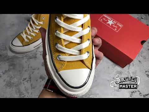 CONVERSE CHUCK TAYLOR ALL STAR 70S HIGH MUSTARD YELLOW/MUSTARD YELLOW/WHITE 159189C