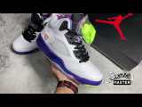 NIKE AIR JORDAN 5 RETRO ALTERNATE BEL-AIR WHITE/COURT PURPLE/RACER PINK/GHOST GREEN DB3335-100