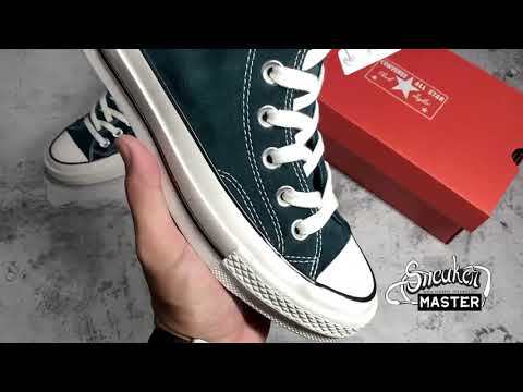 CONVERSE CHUCK TAYLOR ALL STAR 70S HIGH MIDNIGHT TURQUOISE/BLACK-EGRET 166214C