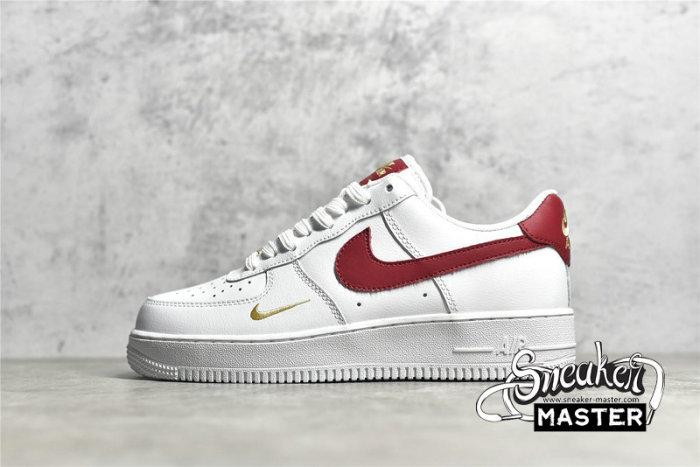 NIKE AIR FORCE 1 ESSENTIAL LOW WHITE/GYM RED/GYM RED/WHITE CZ0270-104