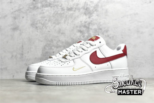 NIKE AIR FORCE 1 ESSENTIAL LOW WHITE/GYM RED/GYM RED/WHITE CZ0270-104