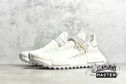 ADIDAS PHARRELL X NMD HUMAN RACE TRAIL BLANK CANVAS CREAM WHITE/RUNNING WHITE/RUNNING WHITE AC7031