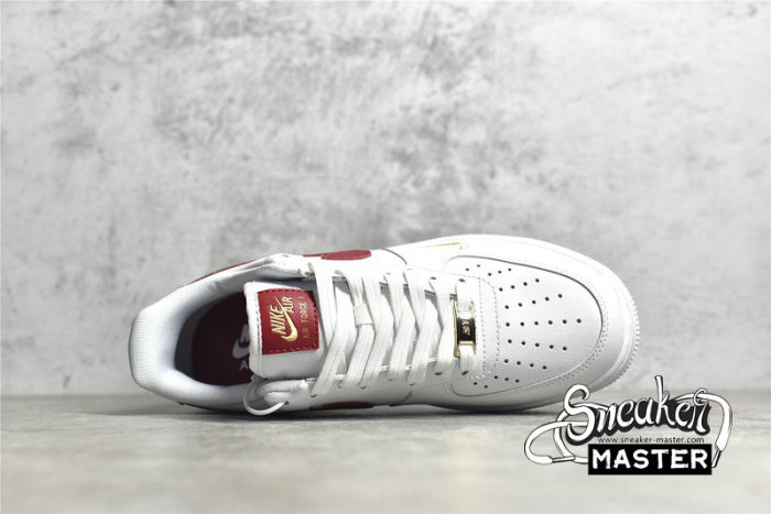 NIKE AIR FORCE 1 ESSENTIAL LOW WHITE/GYM RED/GYM RED/WHITE CZ0270-104