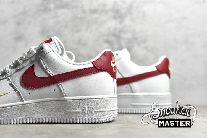 NIKE AIR FORCE 1 ESSENTIAL LOW WHITE/GYM RED/GYM RED/WHITE CZ0270-104