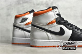 NIKE AIR JORDAN 1 RETRO HIGH OG WHITE/ELECTRO ORANGE/BLACK 555088-180