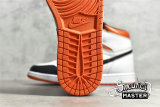 NIKE AIR JORDAN 1 RETRO HIGH OG WHITE/ELECTRO ORANGE/BLACK 555088-180