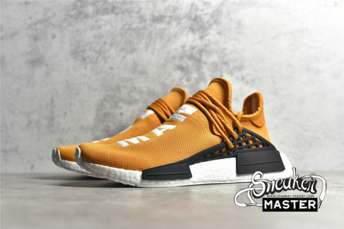 ADIDAS PHARRELL X NMD HUMAN RACE SHOES ORANGE/ORANGE/WHITE BB3070