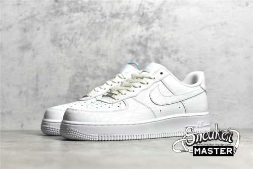 NIKE AIR FORCE 1 LOW WHITE NOCTILUCENT WHITE/WHITE/WHITE N-0288