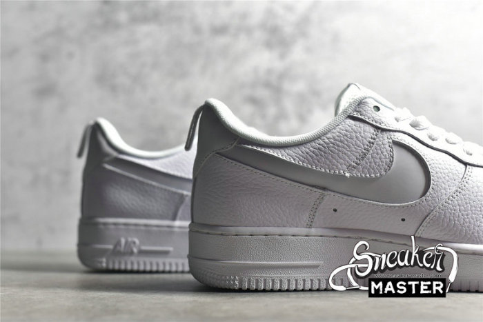 NIKE AIR FORCE 1 LOW REFLECTIVE SWOOSH WHITE/WHITE/WHITE CV3039-100