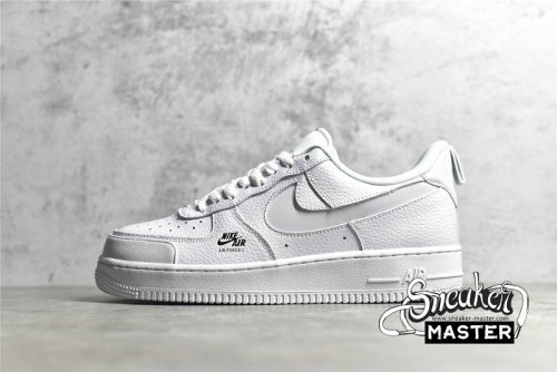 NIKE AIR FORCE 1 LOW REFLECTIVE SWOOSH WHITE/WHITE/WHITE CV3039-100