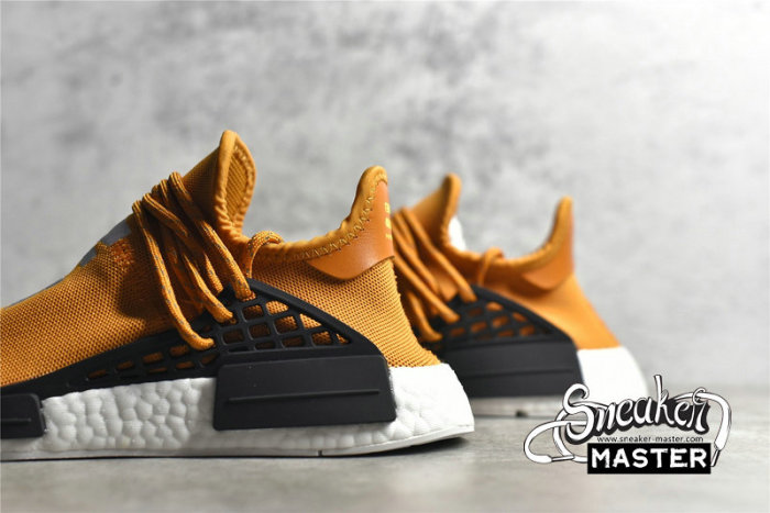 ADIDAS PHARRELL X NMD HUMAN RACE SHOES ORANGE/ORANGE/WHITE BB3070