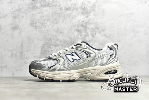 NEW BALANCE 530 RUNNING SHOES WHITE/SILVER/BLUE MR530SG