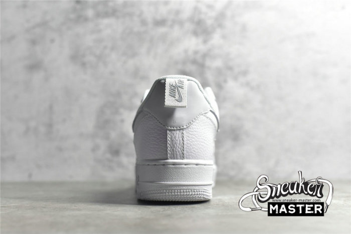 NIKE AIR FORCE 1 LOW REFLECTIVE SWOOSH WHITE/WHITE/WHITE CV3039-100