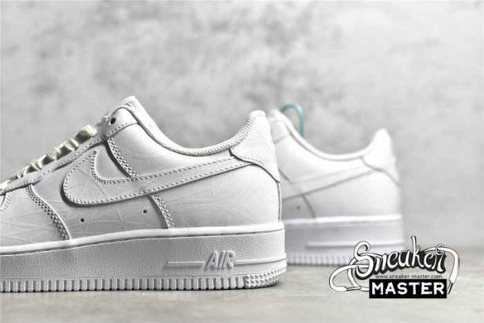 NIKE AIR FORCE 1 LOW WHITE NOCTILUCENT WHITE/WHITE/WHITE N-0288