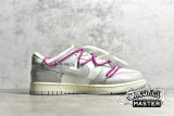NIKE OFF-WHITE X SB DUNK LOW THE 50 NEUTRAL GREY/WHITE/PINK DM1602-106