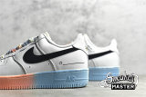 NIKE AIR FORCE 1 LOW 07 WHITE/BLACK/PINK-BLUE DJ4679-101