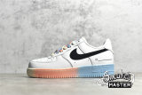 NIKE AIR FORCE 1 LOW 07 WHITE/BLACK/PINK-BLUE DJ4679-101