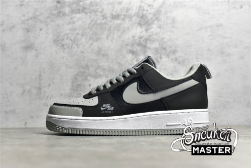 NIKE AIR FORCE 1 UTILITY SHADOW GREY/BLACK/WHITE BQ6818-009