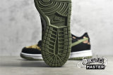 NIKE SB DUNK LOW SE BLACK/OIL GREEN/WHITE/TOTAL ORANGE DH0957-001