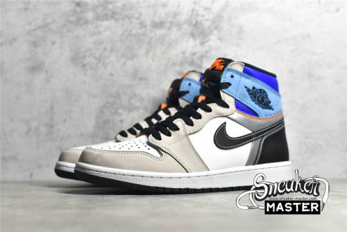 NIKE AIR JORDAN 1 RETRO HIGH OG PROTOTYPE WHITE/MULTI-COLOR/TOTAL ORANGE DC6515-100