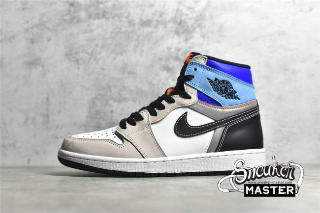 NIKE AIR JORDAN 1 RETRO HIGH OG PROTOTYPE WHITE/MULTI-COLOR/TOTAL ORANGE DC6515-100