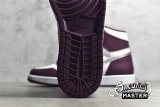 NIKE AIR JORDAN 1 RETRO HIGH OG BORDEAUX/WHITE/METALLIC SILVER 555088-611