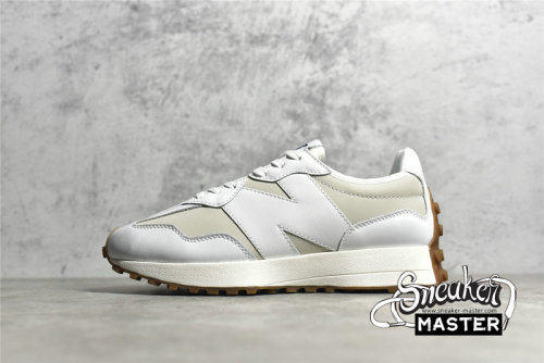 NEW BALANCE 327 V1 RUNNING SHOES WHITE/WHITE/MOONBEAM WS327LA