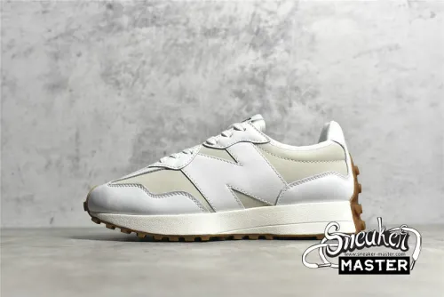 NEW BALANCE 327 V1 RUNNING SHOES WHITE/WHITE/MOONBEAM WS327LA