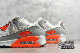 NIKE AIR MAX 90 WHITE/WHITE/HYPER ORANGE/LIGHT SMOKE GREY CT4352-103