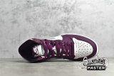 NIKE AIR JORDAN 1 RETRO HIGH OG BORDEAUX/WHITE/METALLIC SILVER 555088-611