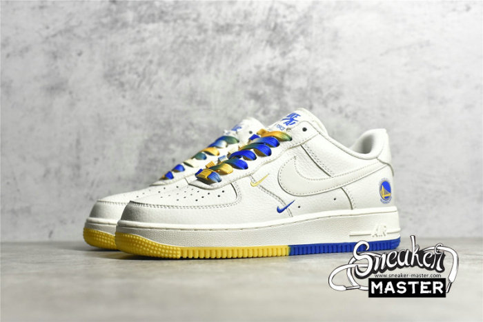 NIKE AIR FORCE 1 LOW 07 BEIGE/YELLOW/BLUE GS6638-150