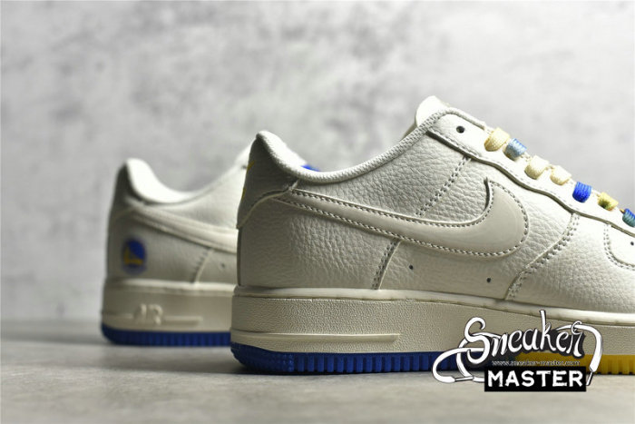 NIKE AIR FORCE 1 LOW 07 BEIGE/YELLOW/BLUE GS6638-150