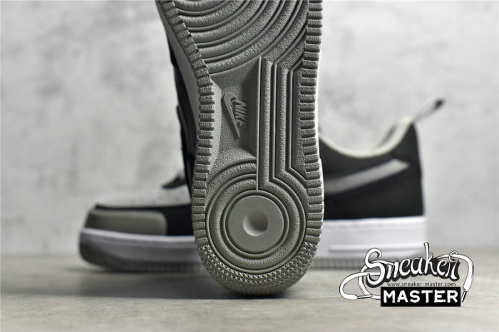 NIKE AIR FORCE 1 UTILITY SHADOW GREY/BLACK/WHITE BQ6818-009