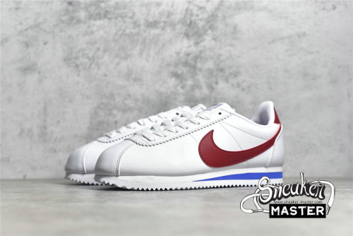 NIKE CLASSIC CORTEZ LEATHER WHITE/RED/BLUE 807471-103