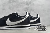 NIKE CLASSIC CORTEZ LEATHER BLACK/BLACK/WHITE 807471-010