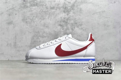 NIKE CLASSIC CORTEZ LEATHER WHITE/RED/BLUE 807471-103