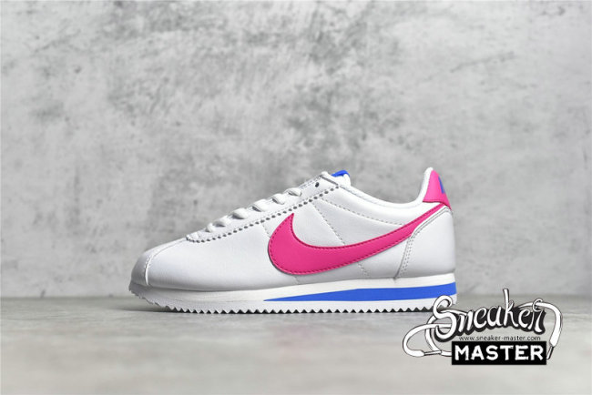 NIKE CORTEZ BASIC SL WHITE/HYPER PINK-PHOTO BLUE 904764-107