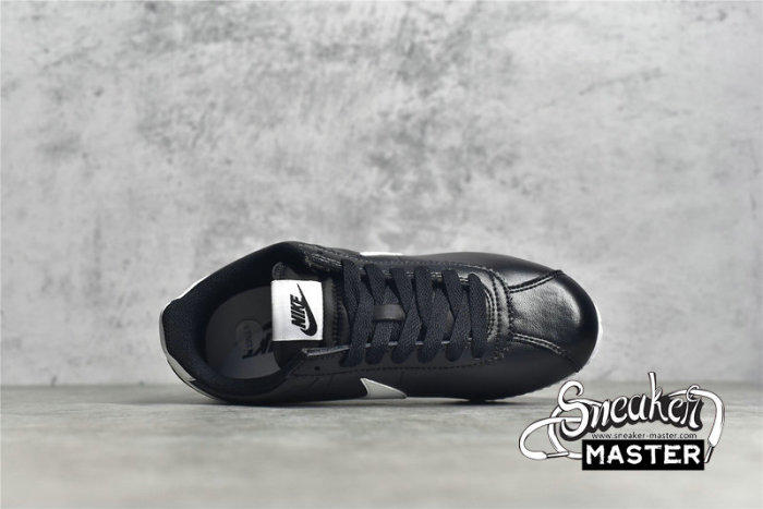 NIKE CLASSIC CORTEZ LEATHER BLACK/BLACK/WHITE 807471-010