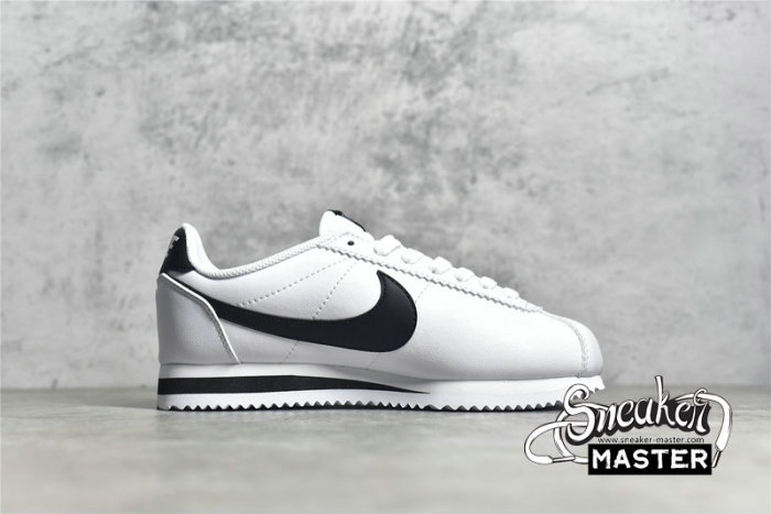 NIKE CLASSIC CORTEZ LEATHER WHITE/BLACK-WHITE 807471-101