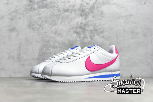 NIKE CORTEZ BASIC SL WHITE/HYPER PINK-PHOTO BLUE 904764-107