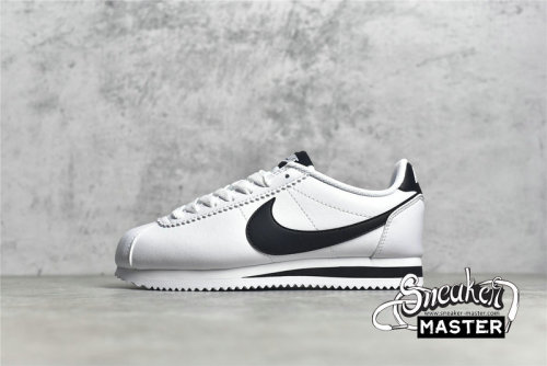 NIKE CLASSIC CORTEZ LEATHER WHITE/BLACK-WHITE 807471-101
