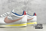 NIKE CLASSIC CORTEZ LEATHER SUMMIT WHITE/GYM RED/CHROME YELLOW/CORAL STARDUST 807471-114