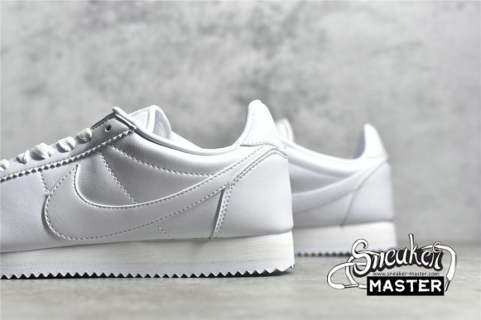 NIKE CLASSIC CORTEZ LEATHER WHITE/WHITE/WHITE 807471-102