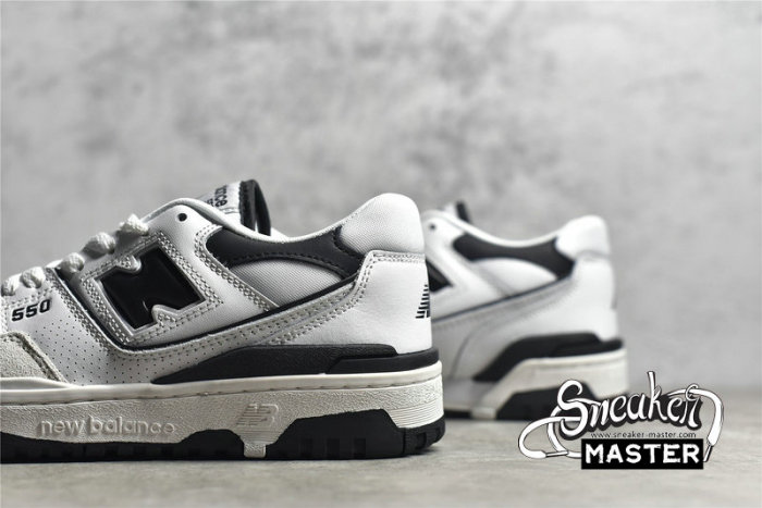 NEW BALANCE 550 RUNNING SHOES SEA SALT/BLACK/WHITE BB550LM1