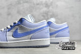 NIKE AIR JORDAN 1 LOW SE MIGHTY SWOOSHERS FOOTBALL GREY/GHOST/ALUMINUM/POLAR DM5442-040